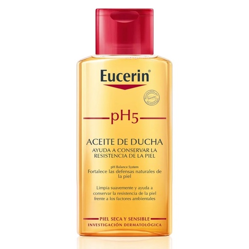 [4005900000767] pH5 Aceite de Ducha Piel Seca y Sensible 200 mL Eucerin