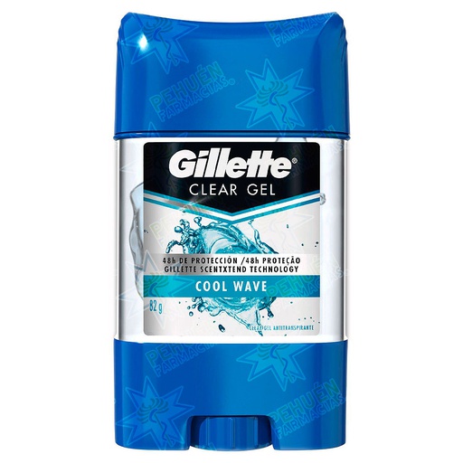 [7702018913664] Gillette Clear Gel Cool Wave Desodorante Antitranspirante 82 g P&G
