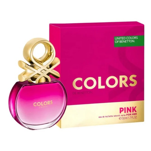 [8433982015076] Pink For Her Eau de Toilette Spray 50 mL Benetton