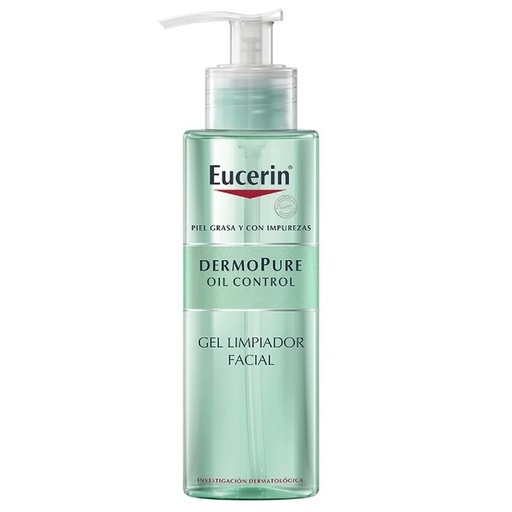 [4005800180606] DermoPure Oil Control Gel Limpiador Facial 400 mL Eucerin