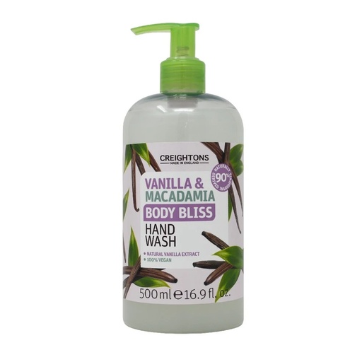 [5015833320282] Body Bliss Jabón Líquido Vainilla Macadamia 500 mL Creightons