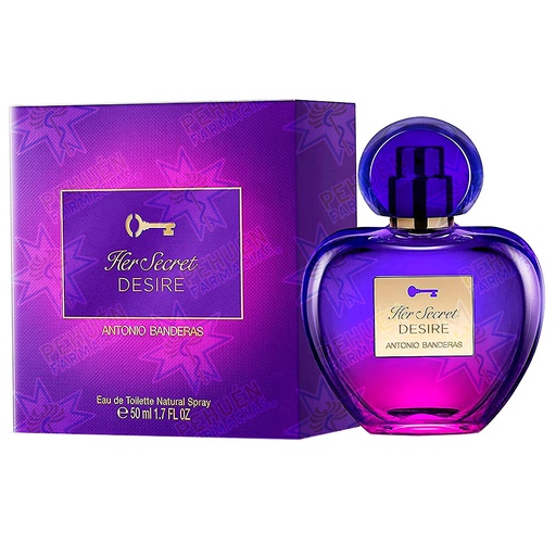 [8411061944684] Her Secret Desire Eau de Toilette Spray 50 mL Antonio Banderas