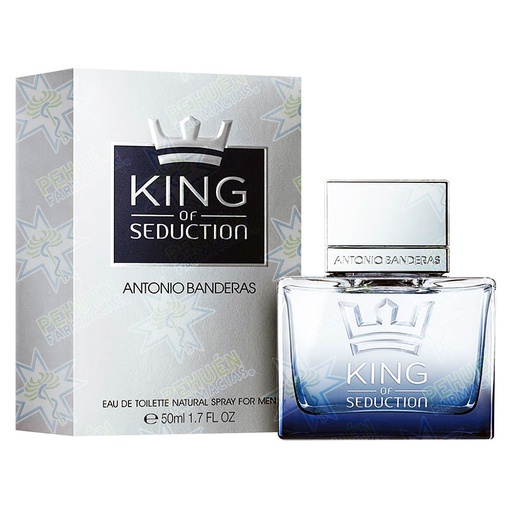 [8411061784280] King of Seduction Antonio Banderas Eau de Toilette Spray for Men 50 mL Puig