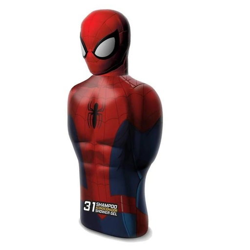 [7804915515962] Spider-Man Marvel 3 en 1 Shampoo - Gel de Ducha - Acondicionador 350 mL Gelatti