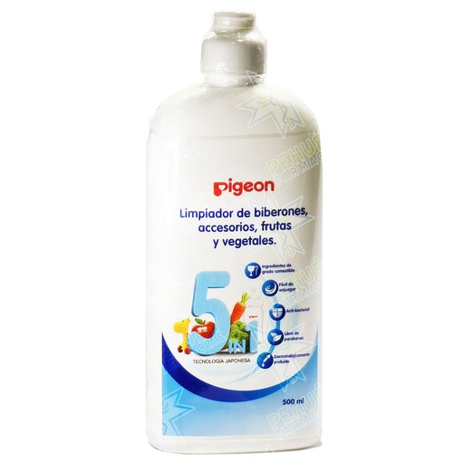 [4902508784511] Pigeon Limpiador de Biberones y Verduras 5 en 1 500 mL