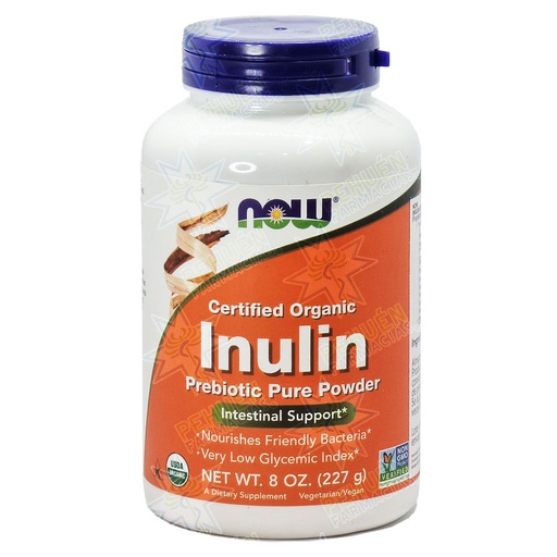 [733739029447] Inulina Orgánica Certificada Prebiótico Polvo 227 g Now