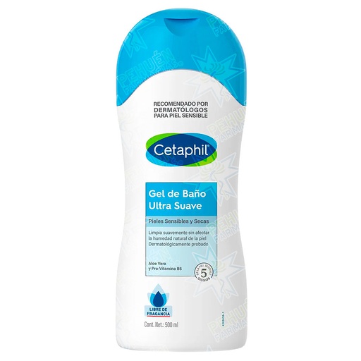 [7640203242864] Cetaphil Gel de Baño Ultra Suave Piel Sens. Seca 500 mL