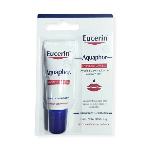 [4005800268731] Aquaphor Reparador de Labios S.O.S Secos y Agrietados 10 mL Eucerin
