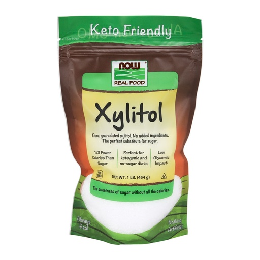 [733739069832] Xylitol Endulzante Natural Keto 454 g Now