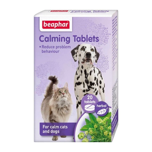 [8711231175772] Beaphar Calming Tablets Calmante Perros/Gatos 20 Comprimidos