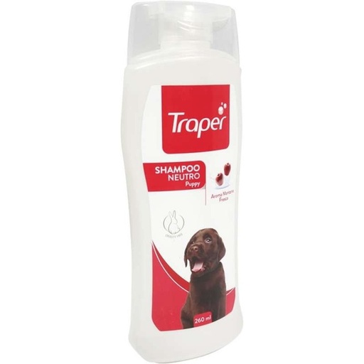 [7805505005481] Traper Shampoo Neutro Puppy Cerezo en Flor Perros 260 mL Anasac