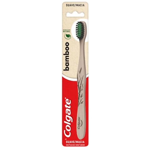 [7891024078167] Colgate Cepillo Dental Bamboo Suave