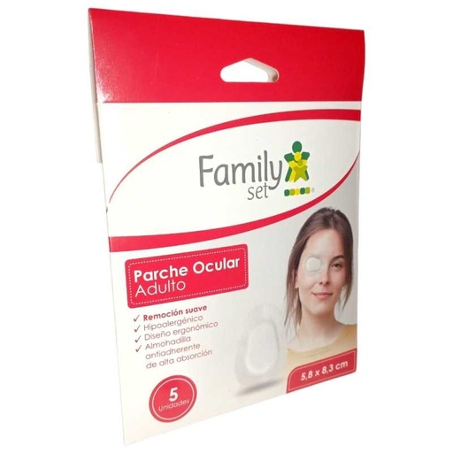[7805633024200] Parches Oculares Adulto 5 Unidades Family Set