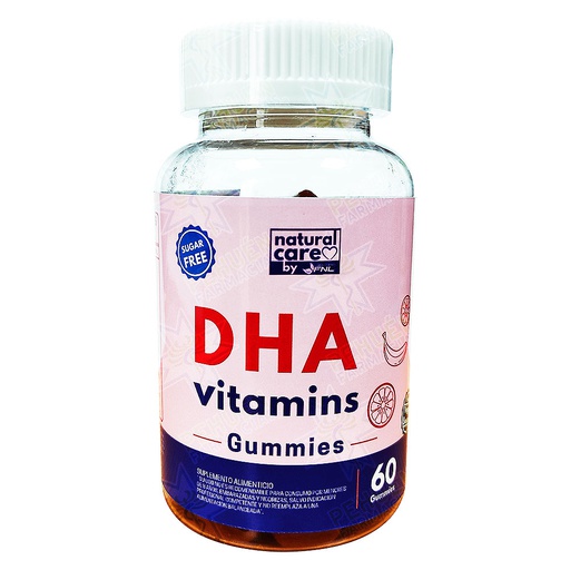 [7644202210022] DHA Vitamins 60 Gomitas Natural Care Fnl