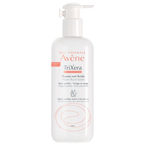 [3282770074741] Avène TriXera Nutrition Bálsamo Rostro y Cuerpo Piel Seca Nutri-Fluido 400 mL Pierre Fabre