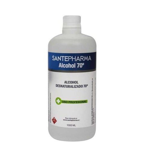 [7804647000309] Santepharma Alcohol Desnaturalizado Uso Profesional 70° 1000 mL