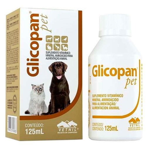 [7898053580883] Glicopan Pet Perro/Gato/Otros 125 mL Vetnil