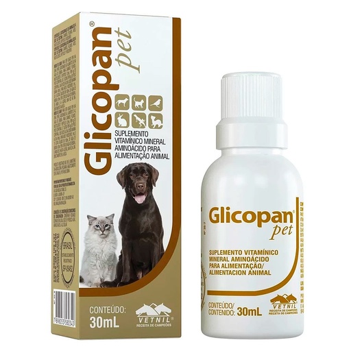 [7898053580340] Glicopan Pet Perro/Gato/Otros 30 mL Vetnil