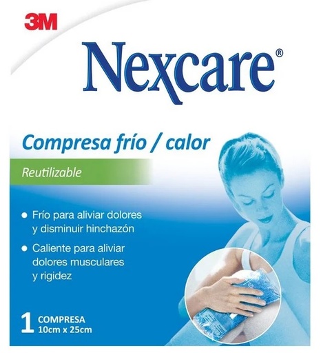 [7805070400889] Nexcare Compresa Grande Frío/Calor Reutilizable 10x25 cm