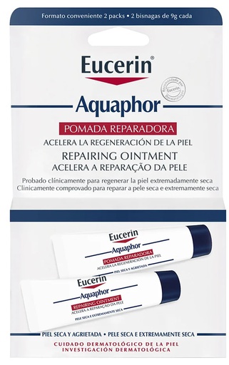 [4005800220012] Aquaphor Pomada Reparadora 10 mL x 2 Unidades Eucerin