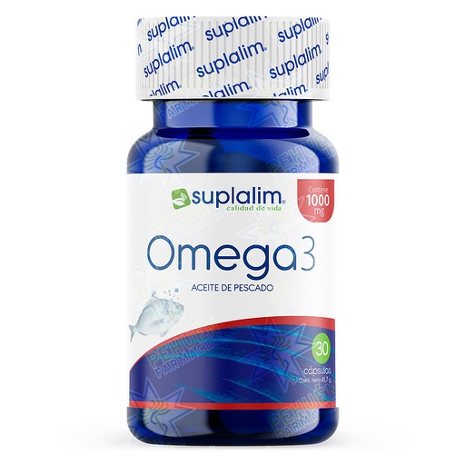 [7804616660367] Omega 3 1000 mg 30 cápsulas Suplalim