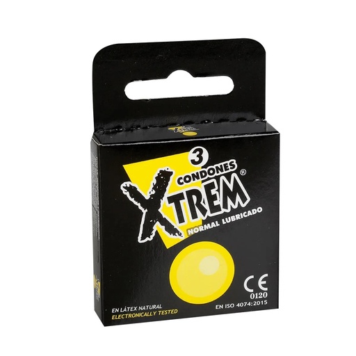 [7707274720063] Xtrem 3 Condones Normal Lubricado