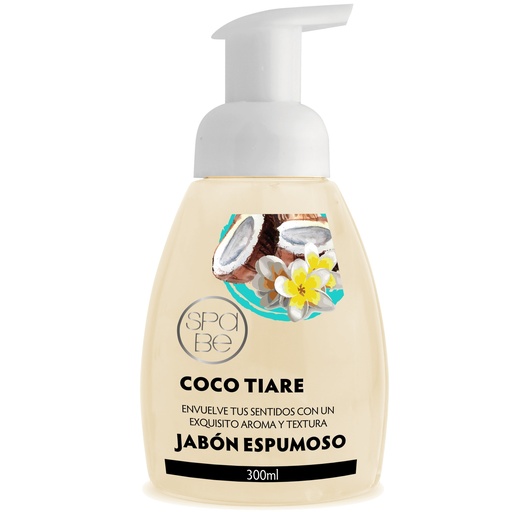 [7805633024637] Spa Be Jabón Espumoso Coco Tiare 300 mL