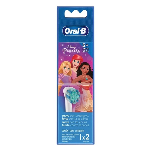[4210201338444] Oral-B Repuestos Cepillo Eléctrico Disney Princesas 2 Unidades P&G