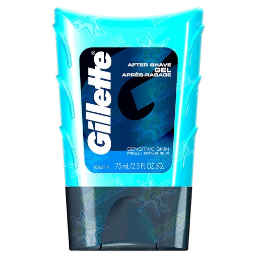 [047400188082] Gillette Gel de Afeitar After Shave Piel Sensible 75 mL