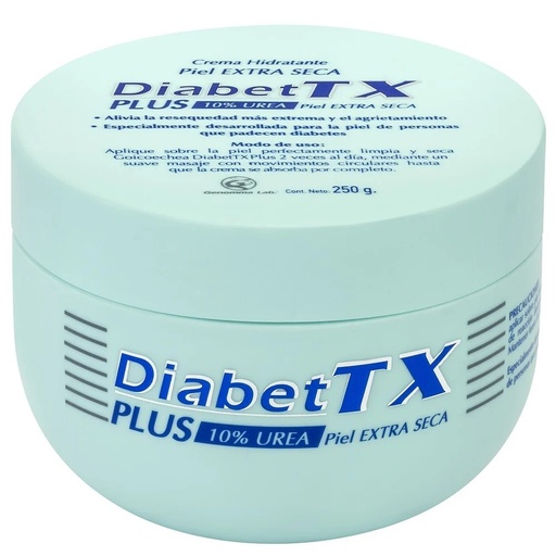 [7798140258285] Goicoechea Diabet TX 10% Urea Piel Extra Seca 250 g Genomma Lab