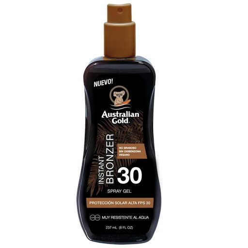[054402730270] Australian Gold Instant Bronzer Fps 30 Spray Gel 237 mL Maver
