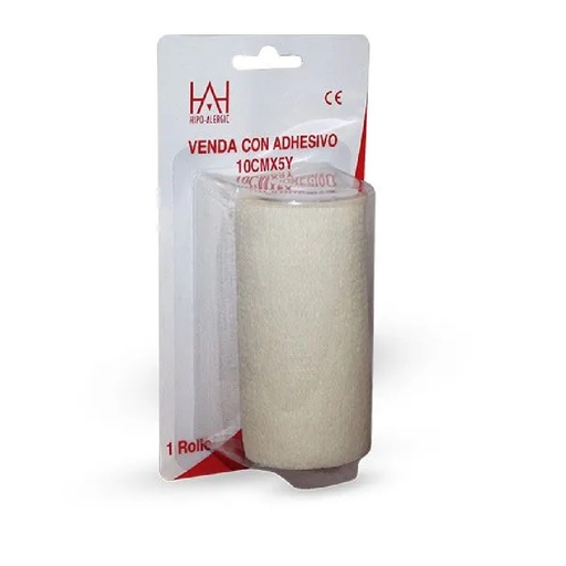 [7798027360001] Venda con Adhesivo Hipoalergénica Blanca 10 cm x 4,5 m IsiMed