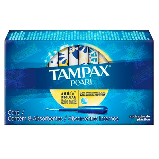[7506295369363] Tampax Pearl Regular 8 Tampones P&G