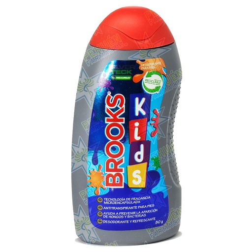 [7804902033134] Brooks Kids Talco Desodorante para Pies Infantil 80 g Davis