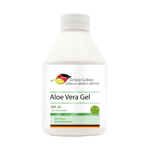[9008001005834] Aloe Vera Gel Vegan 500 mL Grune Leben