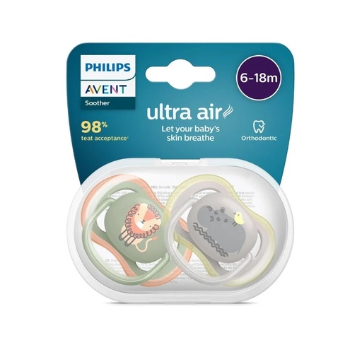 [8720689012683] Avent Ultra Air 2 Chupetes 6-18m Philips