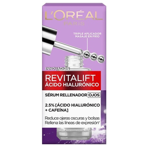 [7509552794557] Revitalift Serum Rellenador Ojos Ácido Hialurónico 20 mL L'oreal