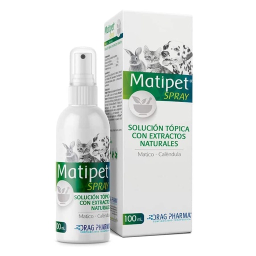 [7800006011276] Matipet Spray Tópico 100 mL Gato/Perro/Otros Drag Pharma