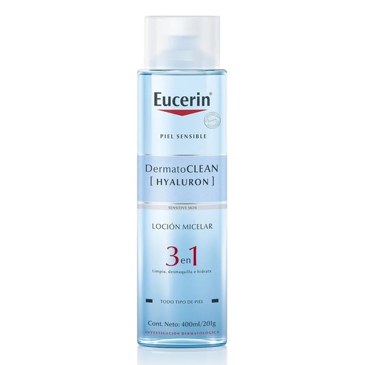 [4005800270468] DermatoClean Loción Micelar 3en1 400 mL Eucerin