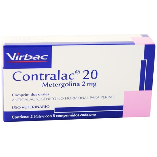 [7502010422580] Contralac 20 Perras 16 Comprimidos Virbac