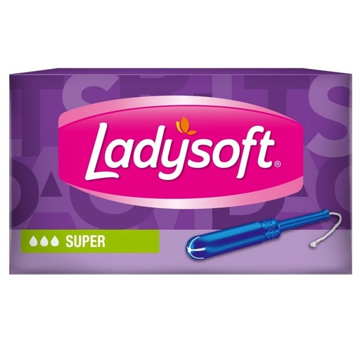 [7806500966029] Ladysoft Tampones Super con Aplicador 8 Unidades