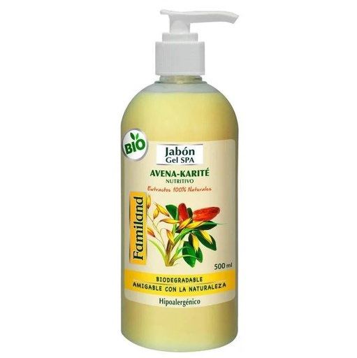 [7804945061774] Familand Jabón Líquido Bio Avena Karité 500 mL