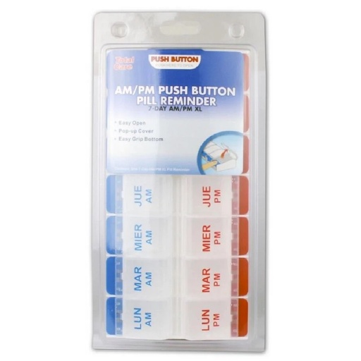 [025715675855] Pastillero Semanal AM/PM 7 Días