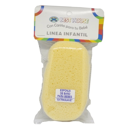 [5204033049257] Best House Esponja de Baño Bebé Ultra Suave