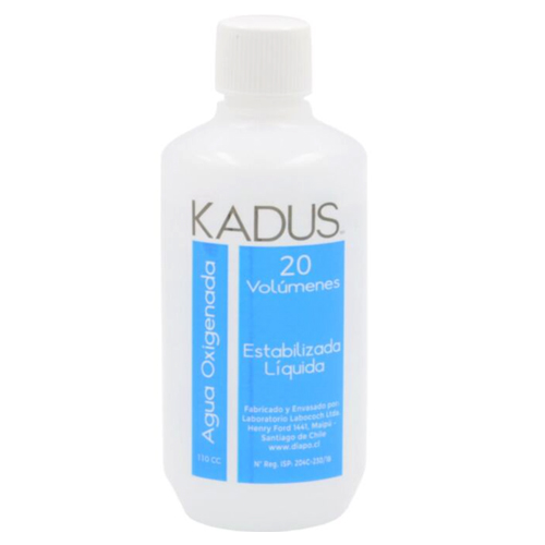 [7804947004649] Agua Oxigenada Líquida 20 Volúmenes 110 mL Kadus