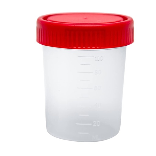 [65674024] Orange Frasco Estéril Graduado Toma de Muestra Orina 120 mL