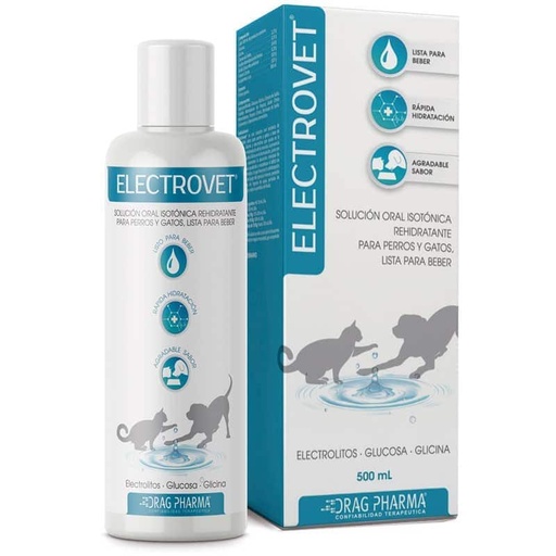 [7800006009914] Electrovet Gato/Perro Solución Oral 500 mL Drag Pharma