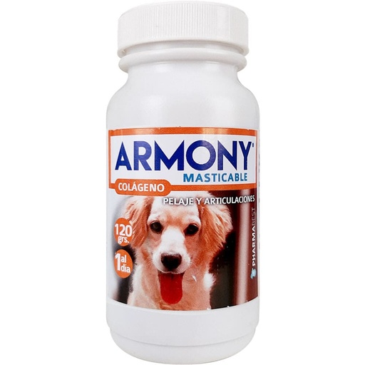 [7804327853737] Armony Colágeno Perros 30 Masticables Saborizados PharmaBest