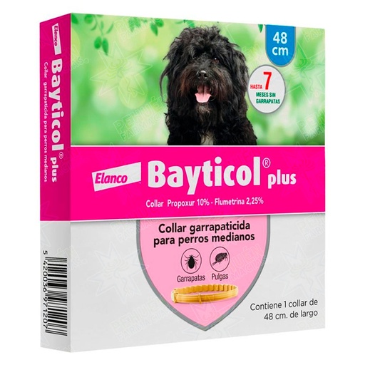 [7805750400956] Bayticol Plus Collar Perros Medianos 48 cm Elanco