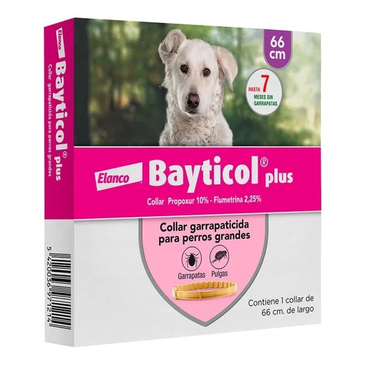 [7805750400963] Bayticol Plus Collar Perros Grandes 66 cm Elanco
